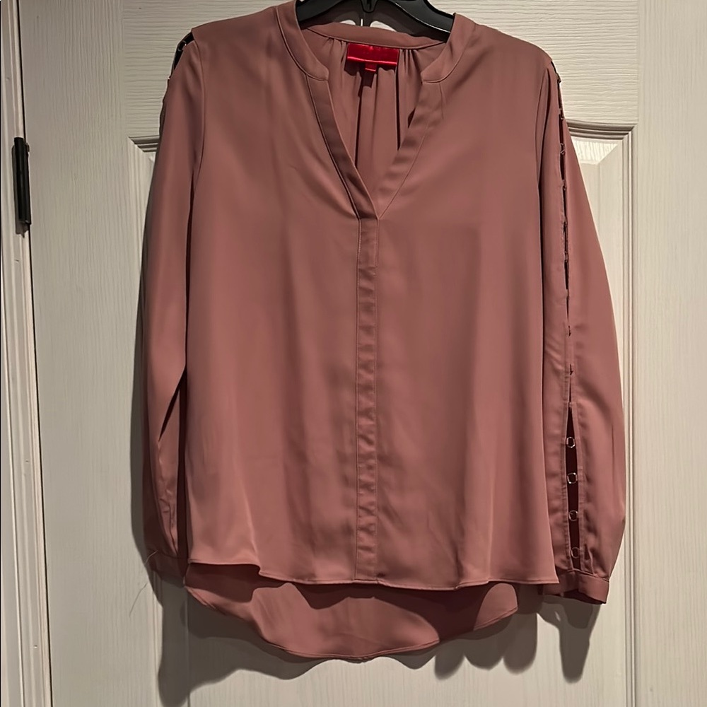 Jennifer Lopez Blush Pink Blouse